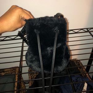 2 for $15 🦋 Fuzzy drawstring bag